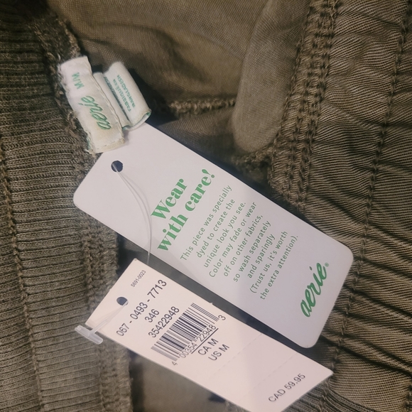 Aerie Army green cargo joggers - Picture 7 of 8